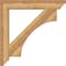Ekena Millwork Westlake Slat Rough Sawn Bracket, Western Red Cedar, 6"W x 44"D x 44"H BKT06X44X44WTL06RWR - alternate 4